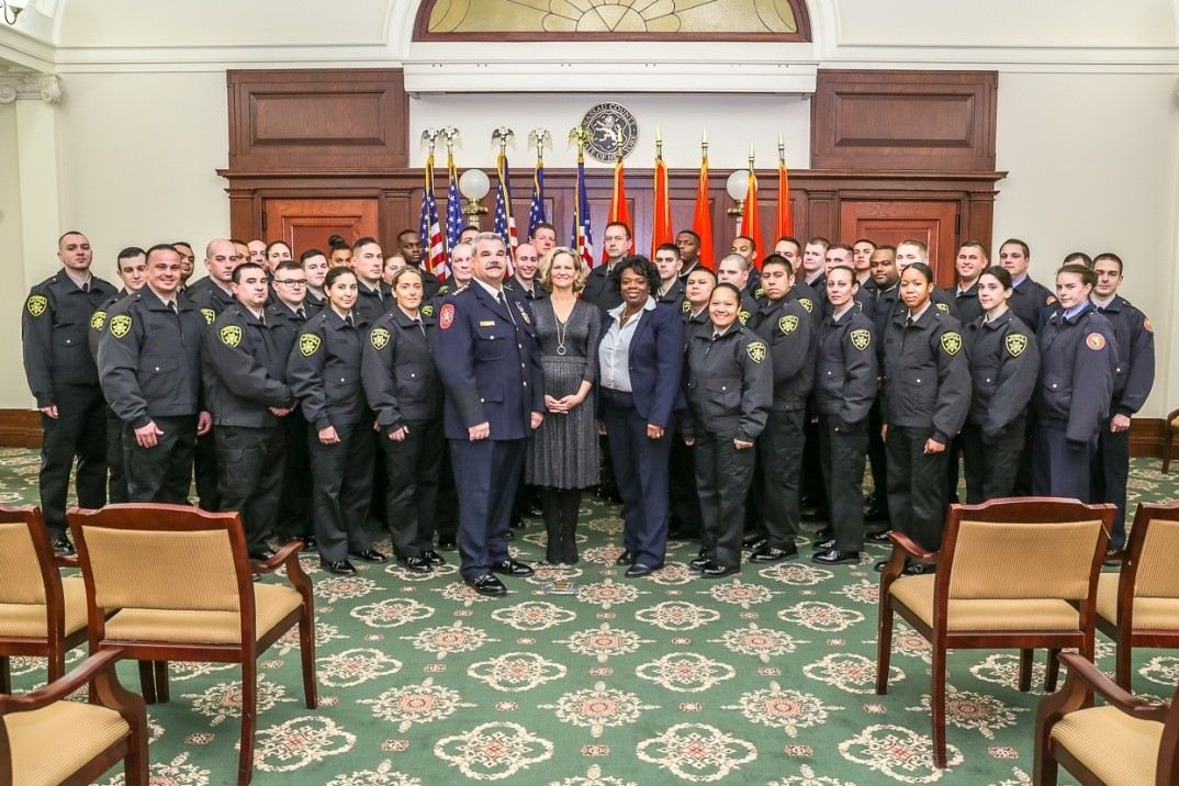 CE CURRAN PRESIDES OVER SWEARING-IN OF LARGEST CLASS OF CORRECTION OFFICERS IN OVER A DECADE