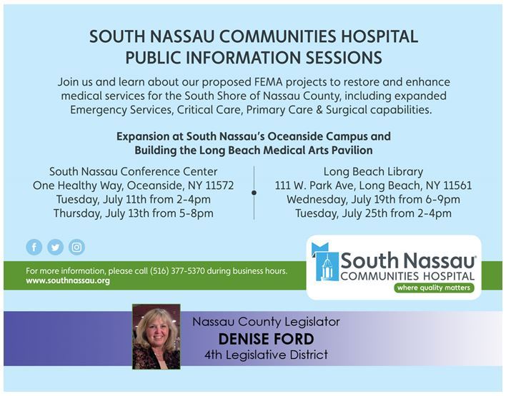 South Nassau Communitie Hospital Public Information Sessions