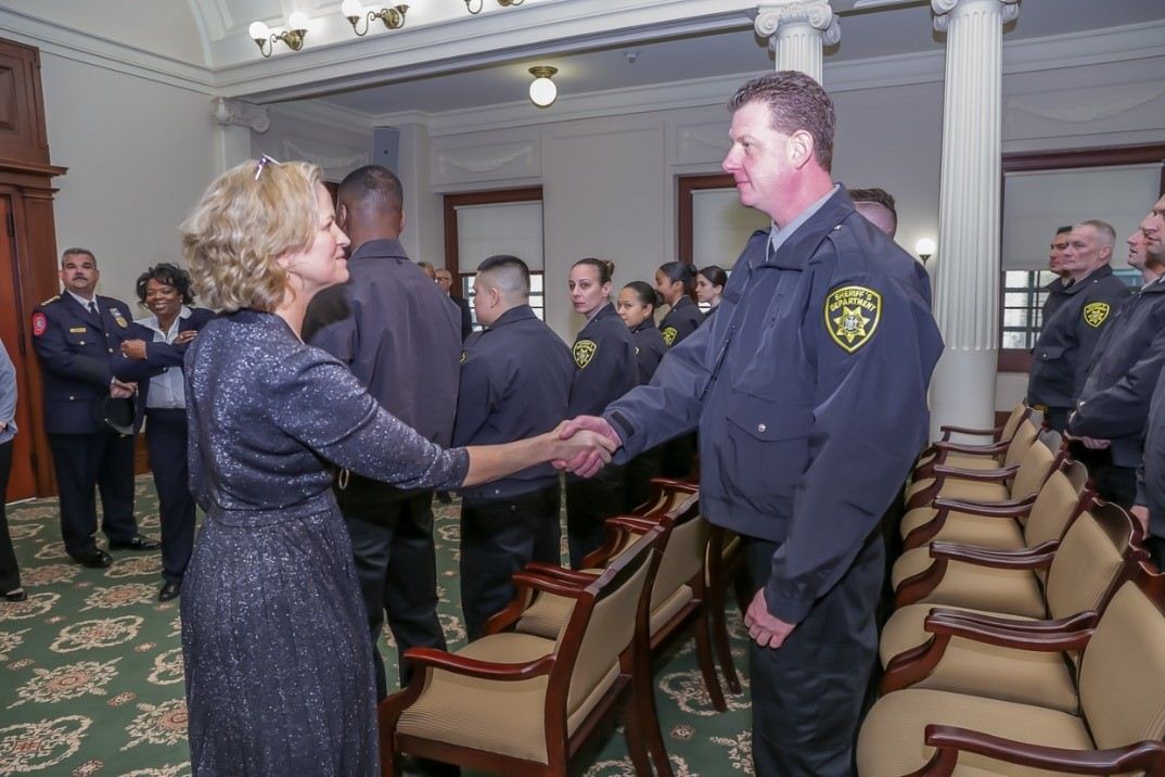 CE CURRAN PRESIDES OVER SWEARING-IN OF LARGEST CLASS OF CORRECTION OFFICERS IN OVER A DECADE (2)