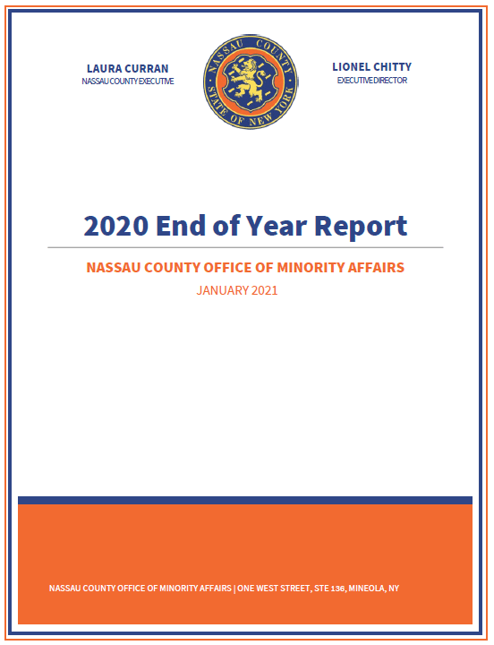 End of Year Report 2020 Cover